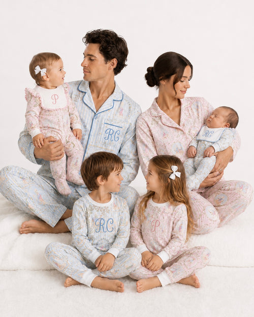 PRE-ORDER RFTS Blue Men’s Christmas Pyjama Set
