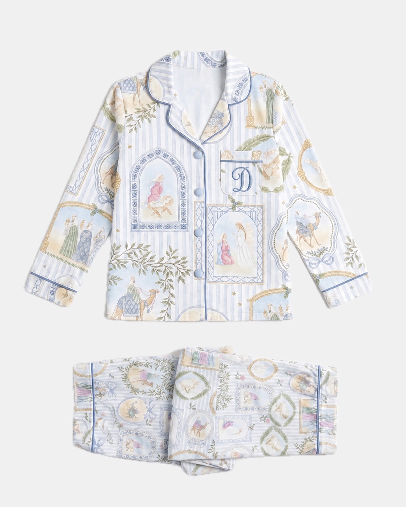 PRE-ORDER RFTS Blue Men’s Christmas Pyjama Set