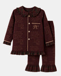 PRE-ORDER DEC LETTERS TO FATHER CHRISTMAS Tartan Girls Frilly Pyjama Set