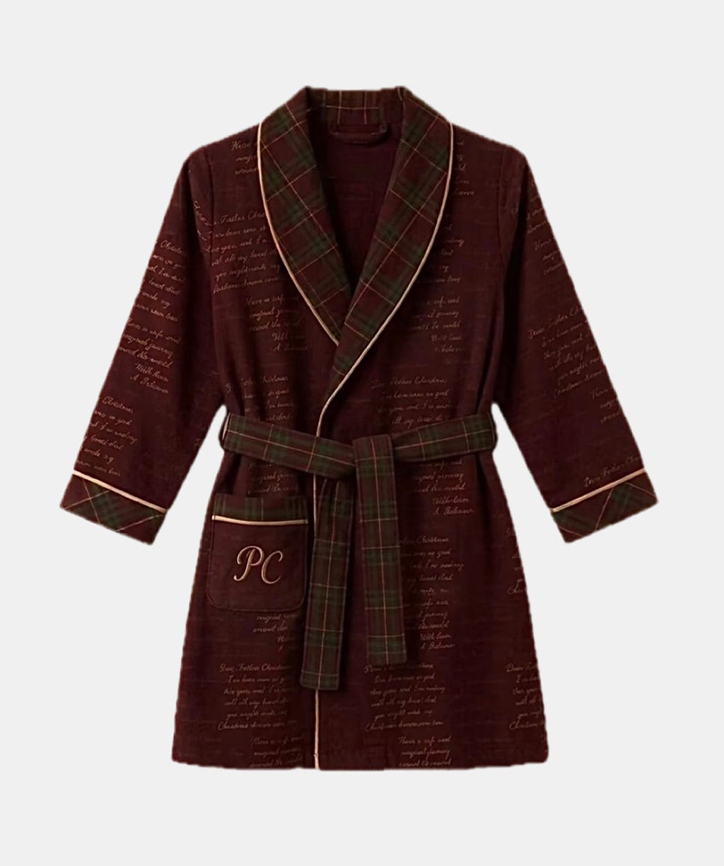 PRE-ORDER DEC LETTERS TO FATHER CHRISTMAS Tartan Boys & Girls Robe