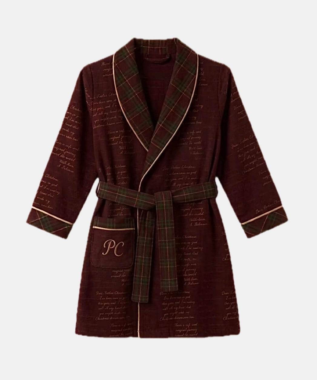 PRE-ORDER DEC LETTERS TO FATHER CHRISTMAS Tartan Boys & Girls Robe