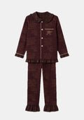 PRE-ORDER DEC LETTERS TO FATHER CHRISTMAS Frilly Tartan Pyjama Set Adults